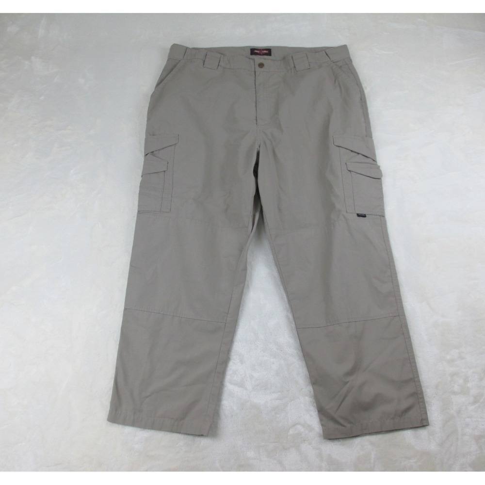 Tru Spec Pants Mens 44 Brown Cargo Utility Workwear Ripstop Double‎ Knee 44X30